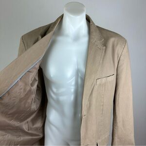 Vintage Structure Men’s Tan Blazer Jacket